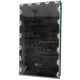 Specchio LED Verticale | Pulsanti touch | Funzione anti-appannamento | Luce bianca neutra - Reyze Serie Edge Modello 4